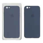 قاب سیلیکونی پاک کنی محافظ لنزدار اورجینال Apple iPhone 6 Plus / iPhone 6s Plus - سرمه ای تیره (پک اصلی)