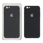 قاب سیلیکونی پاک کنی محافظ لنزدار اورجینال Apple iPhone 6 Plus / iPhone 6s Plus - مشکی (پک اصلی)