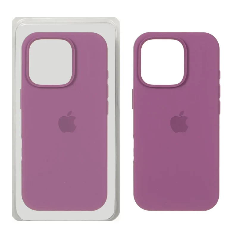قاب سیلیکونی پاک کنی اورجینال Apple iPhone 16 Pro - ارغوانی کد 1 (پک اصلی) - تصویر 2