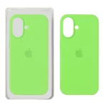 قاب سیلیکونی پاک کنی اورجینال Apple iPhone 16 - فسفری کد 1 (پک دار)