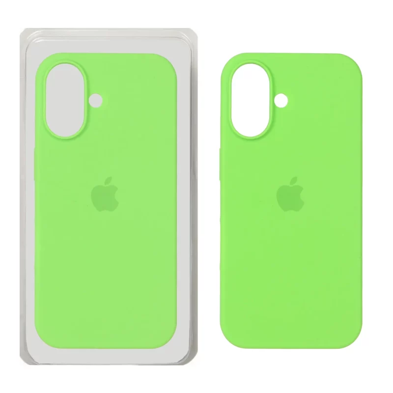 قاب سیلیکونی پاک کنی اورجینال Apple iPhone 16 - فسفری کد 1 (پک دار) - تصویر 2