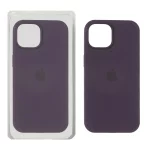قاب سیلیکونی پاک کنی اورجینال Apple iPhone 15 / iPhone 14 / iPhone 13 - بنفش تیره (پک دار)