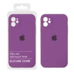 قاب سیلیکونی پاک کنی اورجینال Master Quality مدل Apple iPhone 11 - ارغوانی (پک دار)