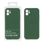 قاب سیلیکونی پاک کنی اورجینال Master Quality مدل Apple iPhone 11 - سبز تیره (پک دار)