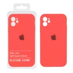 قاب سیلیکونی پاک کنی اورجینال Master Quality مدل Apple iPhone 11 - مرجانی (پک دار)