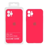 قاب سیلیکونی پاک کنی اورجینال Master Quality مدل Apple iPhone 11 Pro Max - صورتی فانتزی (پک دار)