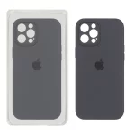 قاب سیلیکونی پاک کنی اورجینال Master Quality مدل Apple iPhone 12 Pro Max - خاکستری (پک دار)