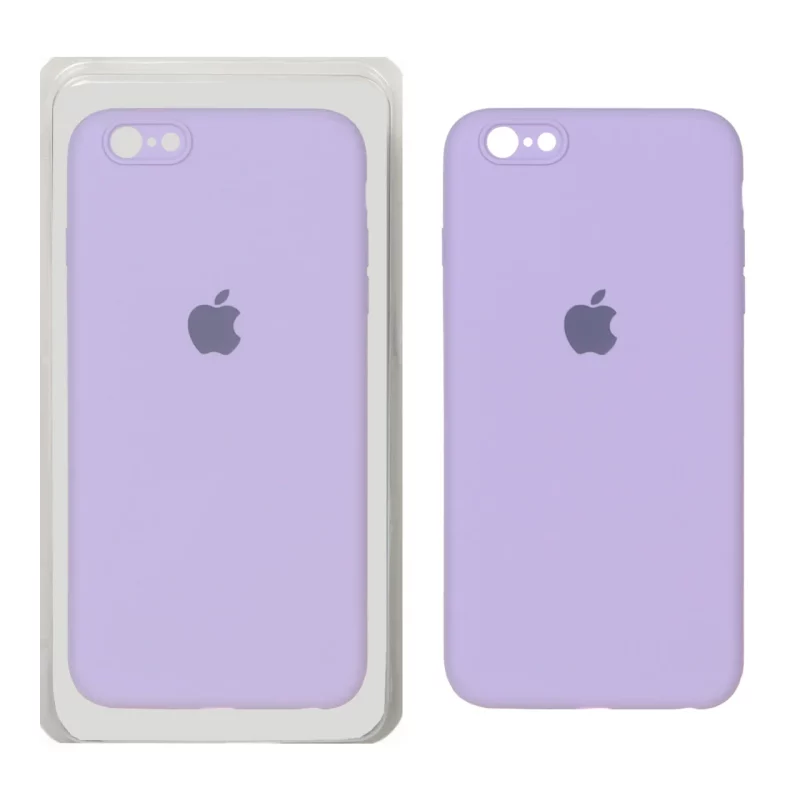 قاب سیلیکونی پاک کنی محافظ لنزدار اورجینال Apple iPhone 6 Plus / iPhone 6s Plus - یاسی (پک دار) - تصویر 2