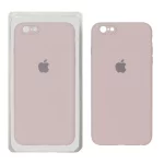 قاب سیلیکونی پاک کنی محافظ لنزدار اورجینال Apple iPhone 6 Plus / iPhone 6s Plus - کالباسی (پک دار)