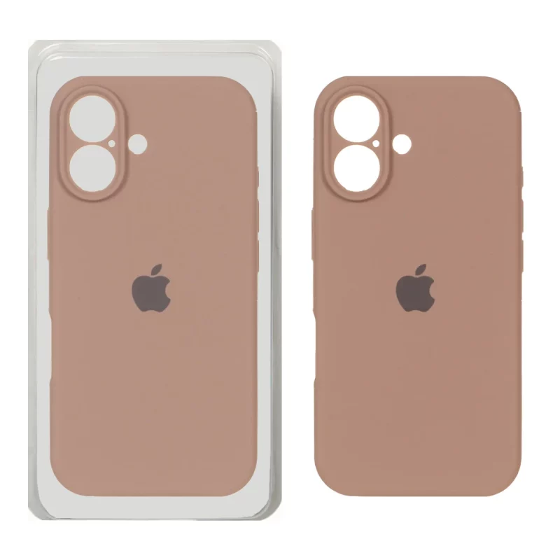 قاب سیلیکونی پاک کنی محافظ لنزدار اورجینال Apple iPhone 16 - صحرایی کد 1 (پک دار) - تصویر 2