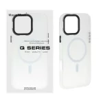 قاب اورجینال Magic Mask مات Magsafe بلک لنز  Apple iPhone 16 Pro Max - سفید (پک دار)
