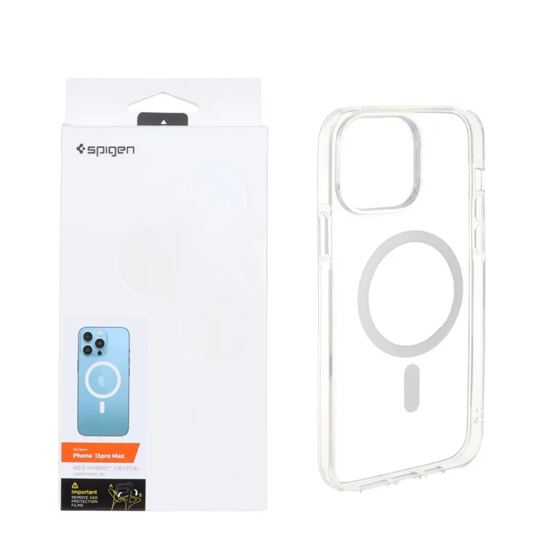 قاب Spigen اورجینال شفاف NEO HYBRID Magsafe مدل Apple iPhone 13 Pro Max (پک دار) - تصویر 2