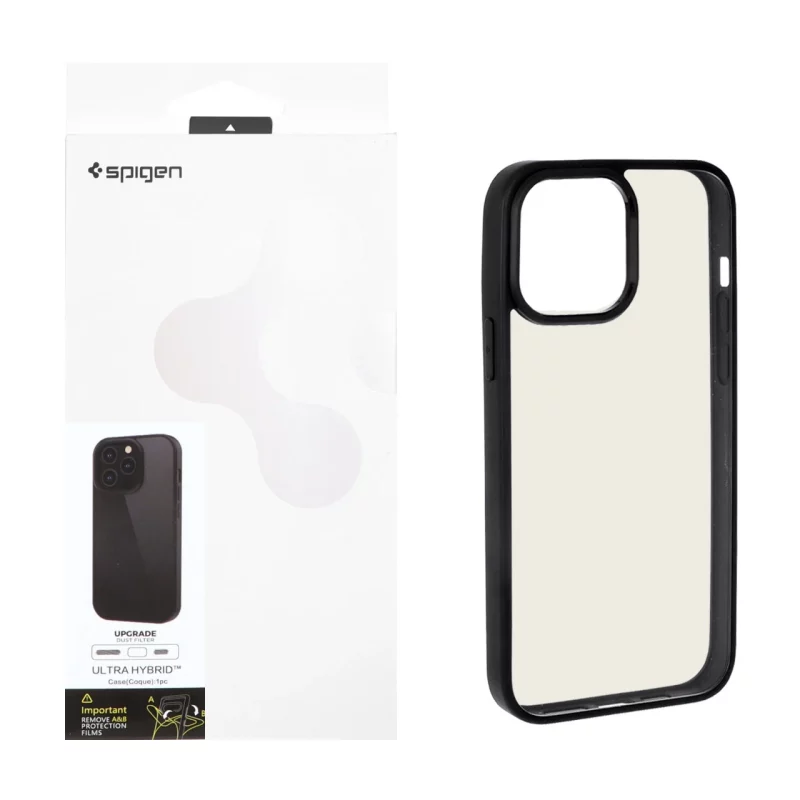 قاب اورجینال Spigen با توری اسپیکر فلزی Apple iPhone 16 Pro Max - مشکی (پک دار) - تصویر 2