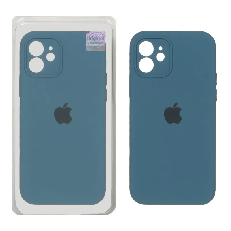 قاب سیلیکونی پاک کنی اورجینال Master Quality مدل Apple iPhone 12 - سبز کله غازی (پک دار) - تصویر 2