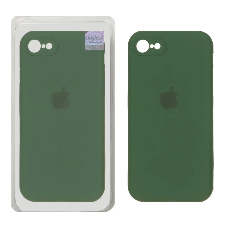 قاب سیلیکونی پاک کنی اورجینال Master Quality مدل Apple iPhone 7 / iPhone 8 / iPhone SE (2020) - سبز تیره (پک دار) - تصویر 2