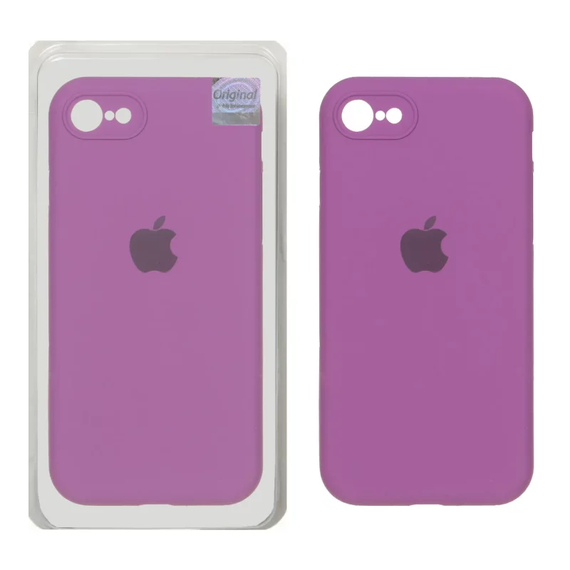 قاب سیلیکونی پاک کنی اورجینال Master Quality مدل Apple iPhone 7 / iPhone 8 / iPhone SE (2020) - ارغوانی (پک دار) - تصویر 2