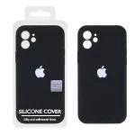 قاب سیلیکونی پاک کنی اورجینال Master Quality مدل Apple iPhone 12 - مشکی (پک دار)