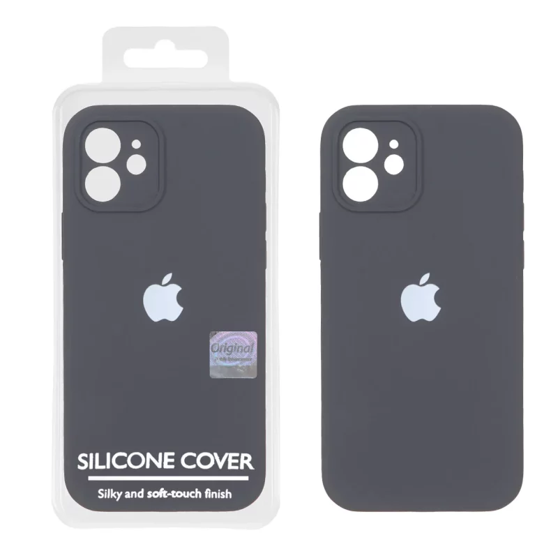 قاب سیلیکونی پاک کنی اورجینال Master Quality مدل Apple iPhone 12 - خاکستری (پک دار) - تصویر 2