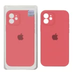 قاب سیلیکونی پاک کنی اورجینال Master Quality مدل Apple iPhone 12 - هلویی (پک دار)