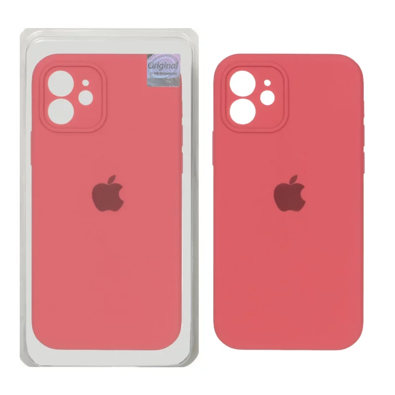 قاب سیلیکونی پاک کنی اورجینال Master Quality مدل Apple iPhone 12 - هلویی (پک دار) - تصویر 2