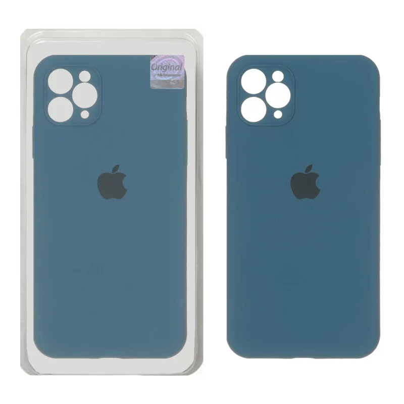 قاب سیلیکونی پاک کنی اورجینال Master Quality مدل Apple iPhone 11 Pro Max - سبز کله غازی (پک دار) - تصویر 2