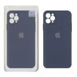 قاب سیلیکونی پاک کنی اورجینال Master Quality مدل Apple iPhone 11 Pro Max - سرمه ای (پک دار)