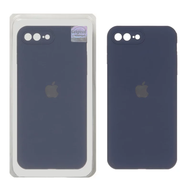 قاب سیلیکونی پاک کنی اورجینال Master Quality مدل Apple iPhone 7 Plus / iPhone 8 Plus - سرمه ای (پک دار) - تصویر 2