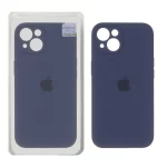 قاب سیلیکونی پاک کنی اورجینال Master Quality مدل Apple iPhone 13 / iPhone 14 - سرمه ای (پک دار)