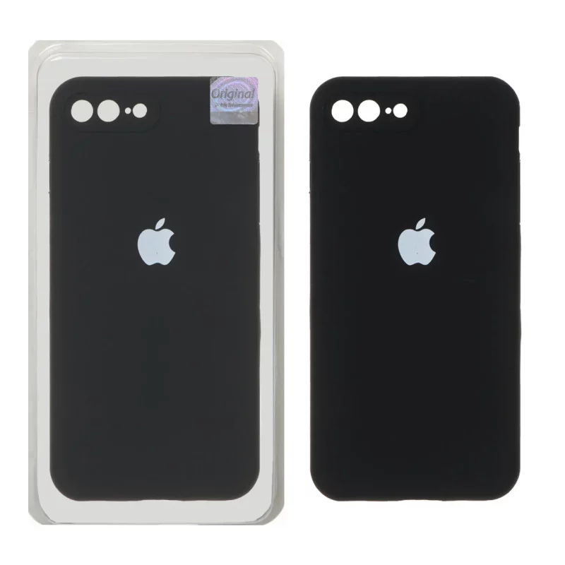 قاب سیلیکونی پاک کنی اورجینال Master Quality مدل Apple iPhone 7 Plus / iPhone 8 Plus - مشکی (پک دار) - تصویر 2