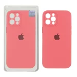 قاب سیلیکونی پاک کنی اورجینال Master Quality مدل Apple iPhone 12 Pro Max - هلویی (پک دار)