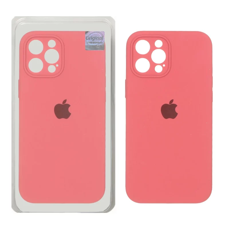 قاب سیلیکونی پاک کنی اورجینال Master Quality مدل Apple iPhone 12 Pro Max - هلویی (پک دار) - تصویر 2