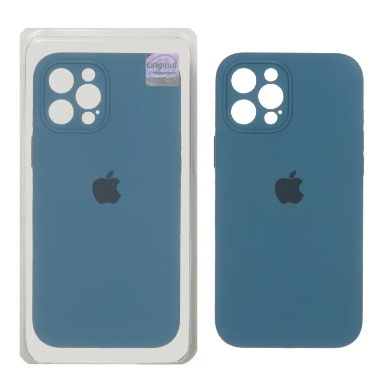 قاب سیلیکونی پاک کنی اورجینال Master Quality مدل Apple iPhone 12 Pro Max - سبز کله غازی (پک دار) - تصویر 2
