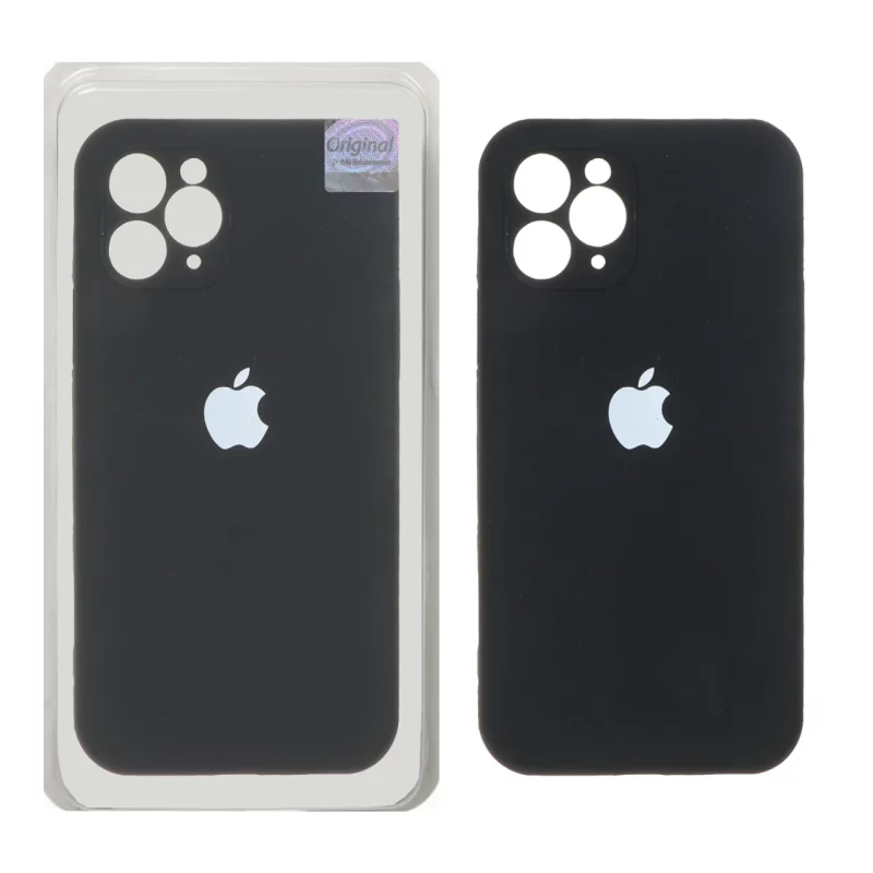قاب سیلیکونی پاک کنی اورجینال Master Quality مدل Apple iPhone 11 Pro - مشکی (پک دار) - تصویر 2