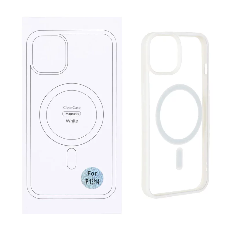 قاب شفاف Apple iPhone 13 / iPhone 14 با قابلیت شارژ MagSafe - سفید (پک دار) - تصویر 2
