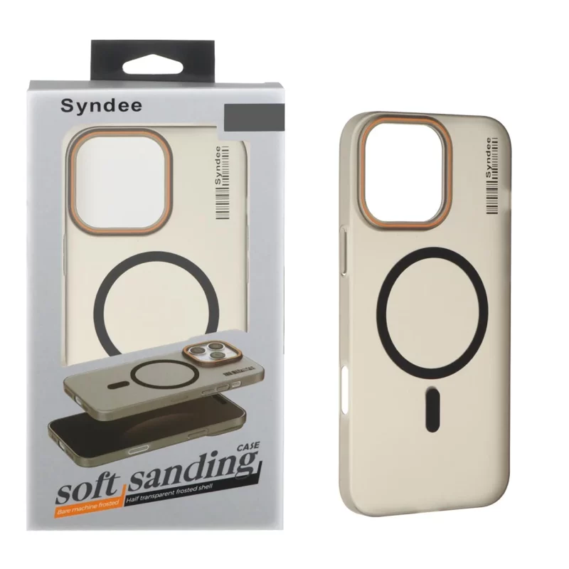 قاب اورجینال Syndee پشت مات MagSafe مدل Apple iPhone 16 Pro Max - مشکی (پک دار) - تصویر 2