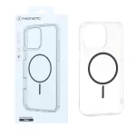 قاب اورجینال Magnetic دور ژله ای MagSafe مدل Apple iPhone 15 Pro Max - مشکی (پک دار)