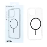 قاب اورجینال Magnetic دور ژله ای MagSafe مدل Apple iPhone 13 / iPhone 14 - مشکی (پک دار)