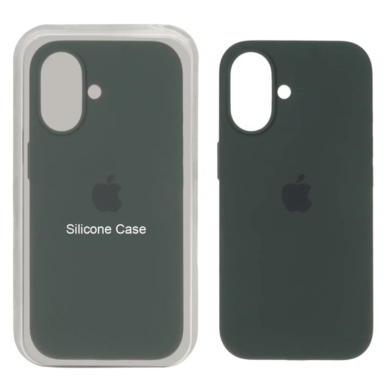 قاب سیلیکونی پاک کنی اورجینال Apple iPhone 16 - سبز تیره کد 1 (پک اصلی ) - تصویر 2
