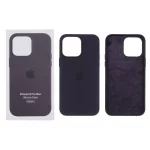 قاب اورجینال درجه یک Silicone Case پاک کنی Magsafe مدل Apple iPhone 14 Pro Max - بنفش (پک دار)