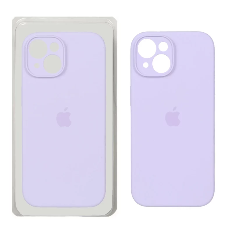 قاب سیلیکونی پاک کنی محافظ لنزدار اورجینال Apple iPhone 15 - یاسی (پک اصلی) - تصویر 2
