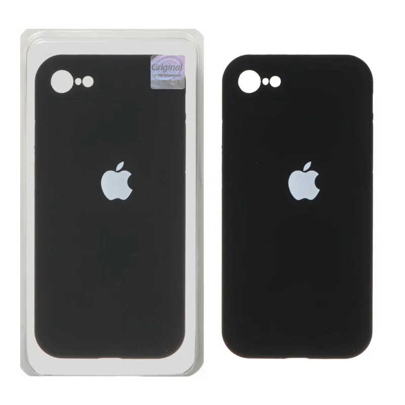 قاب سیلیکونی پاک کنی اورجینال Master Quality مدل Apple iPhone 7 / iPhone 8 / iPhone SE (2020) - مشکی (پک دار) - تصویر 2