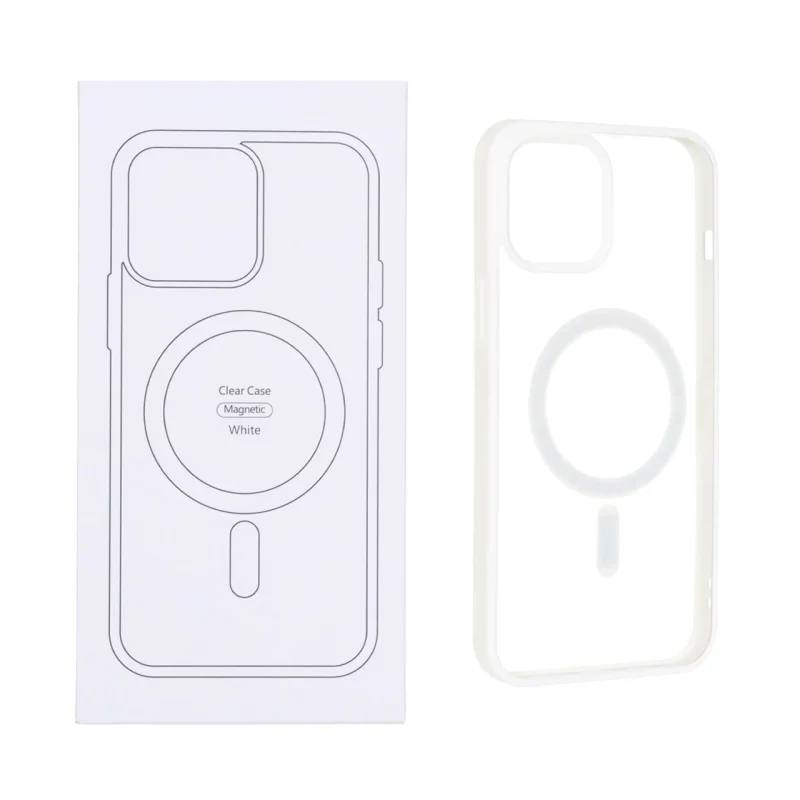 قاب شفاف Apple iPhone 12 Pro Max با قابلیت شارژ MagSafe - سفید (پک دار) - تصویر 2