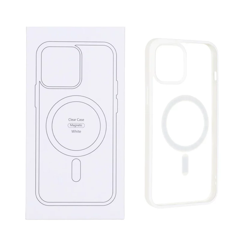 قاب شفاف Apple iPhone 15 / iPhone 14 / iPhone 13 با قابلیت شارژ MagSafe - سفید (پک دار) - تصویر 2
