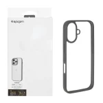 قاب اورجینال Spigen با توری اسپیکر فلزی Apple iPhone 16 - طوسی (پک دار)