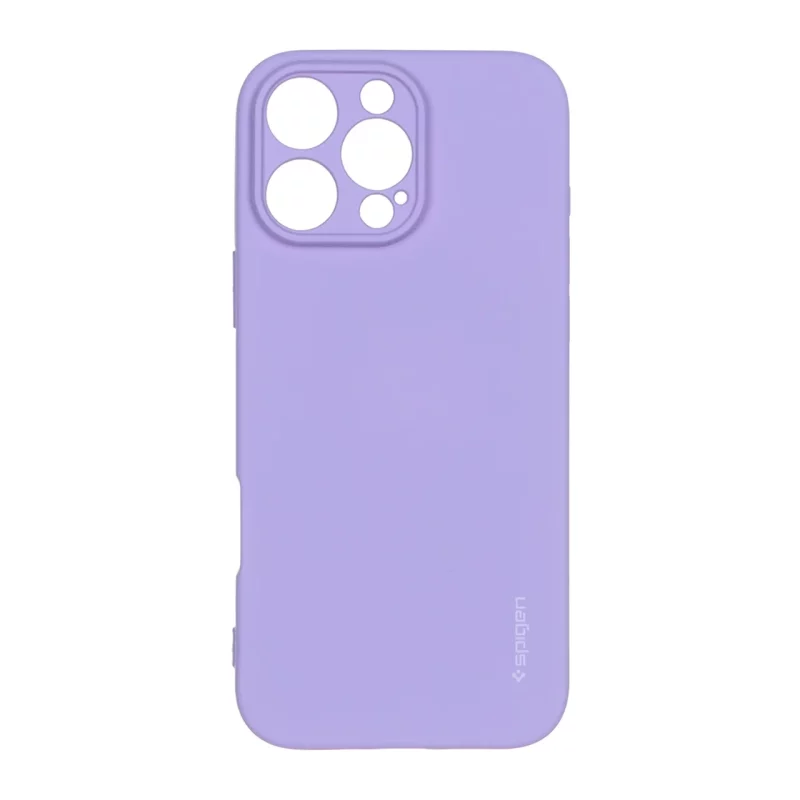 قاب سیلیکونی Spigen محافظ لنزدار Apple iPhone 16 Pro Max - بنفش روشن - تصویر 2