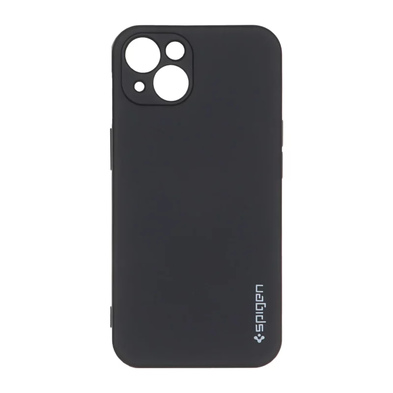 قاب سیلیکونی Spigen محافظ لنزدار Apple iPhone 13 / iPhone 14 - مشکی - تصویر 2