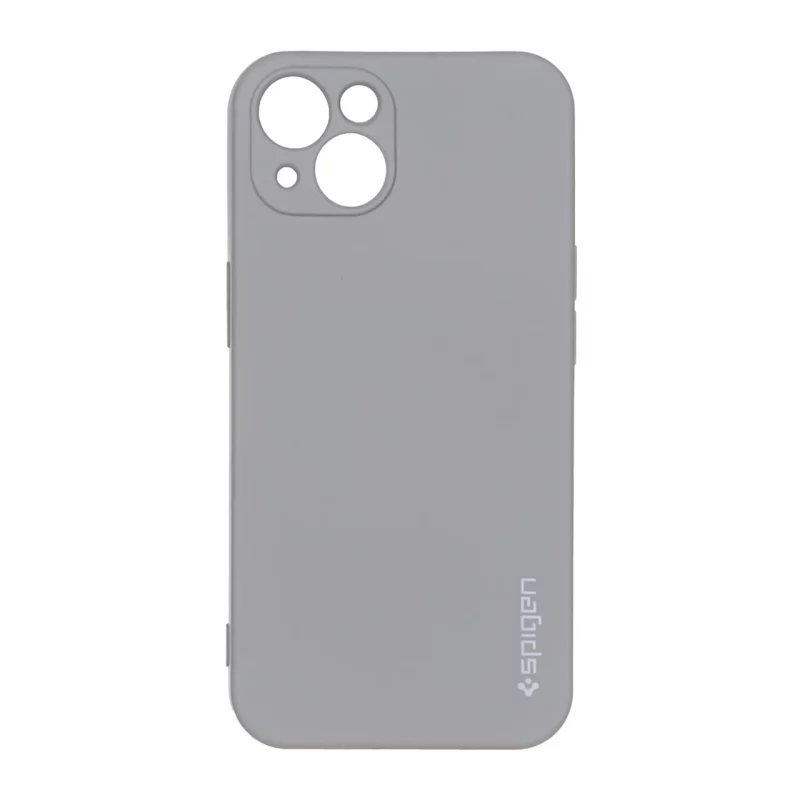 قاب سیلیکونی Spigen محافظ لنزدار Apple iPhone 13 / iPhone 14 - طوسی - تصویر 2