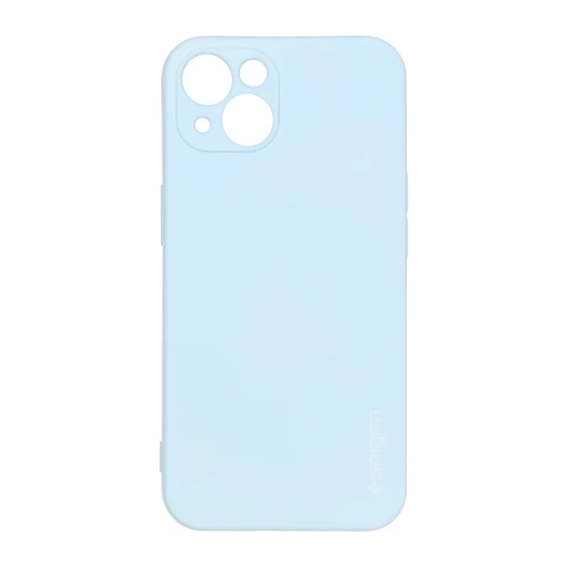 قاب سیلیکونی Spigen محافظ لنزدار Apple iPhone 13 / iPhone 14 - آبی روشن - تصویر 2