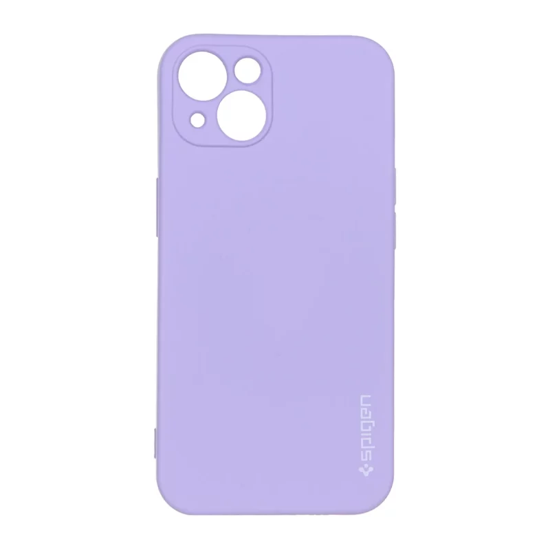 قاب سیلیکونی Spigen محافظ لنزدار Apple iPhone 13 / iPhone 14 - بنفش روشن - تصویر 2