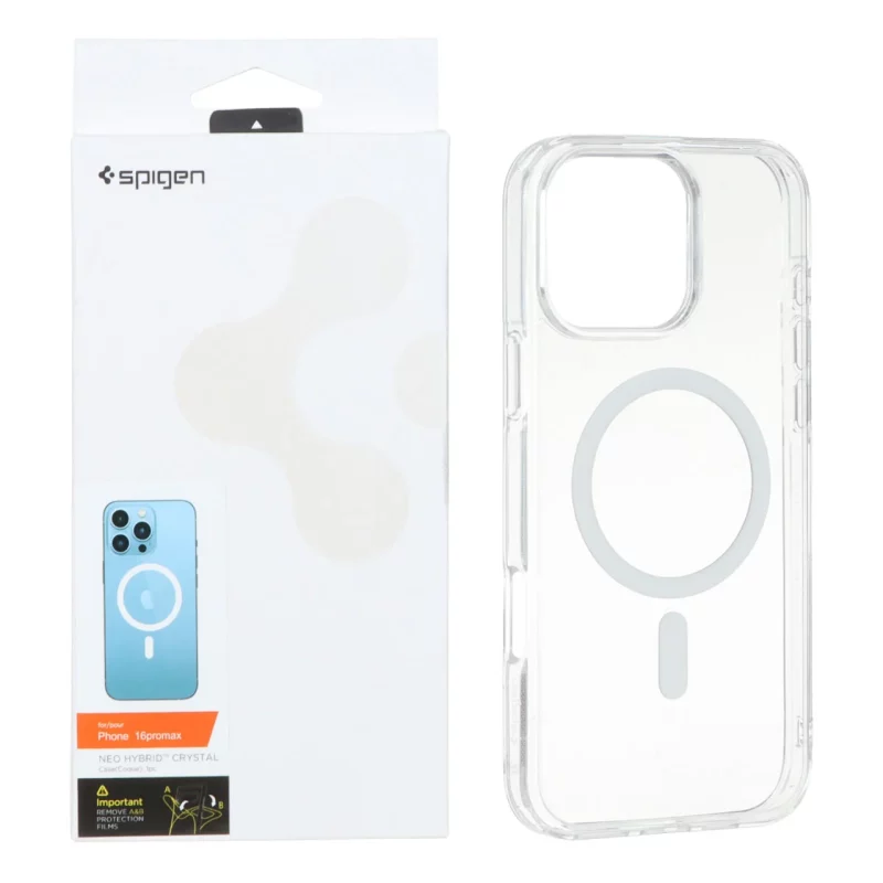 قاب Spigen اورجینال شفاف NEO HYBRID Magsafe مدل Apple iPhone 16 Pro Max (پک دار) - تصویر 2